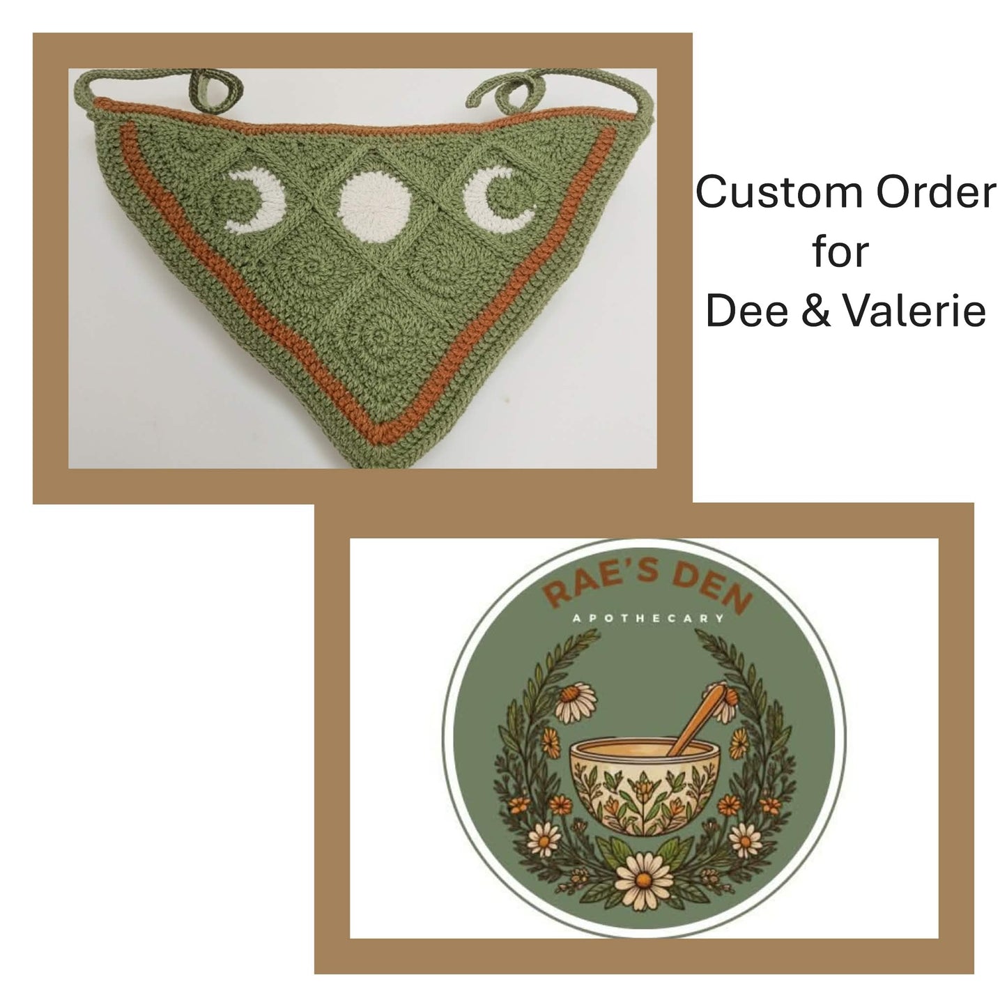 Custom Order for Dee & Valerie