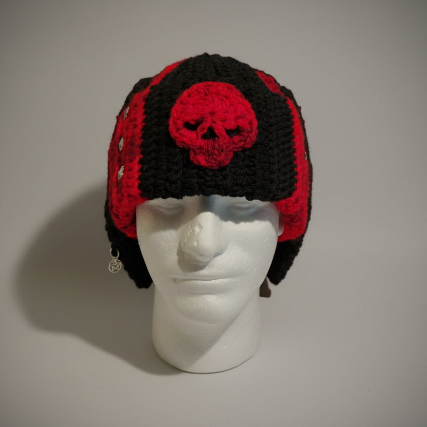 Punk Bunny Beanie in Blood-Of-Your-Enemies