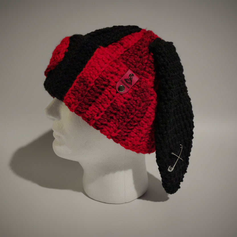 Punk Bunny Beanie in Blood-Of-Your-Enemies