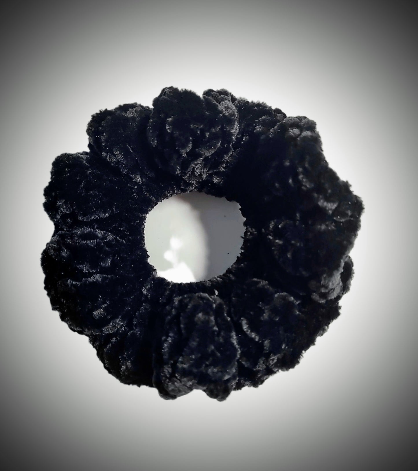 Soft-As-Coffin Lining Hair Scrunchie