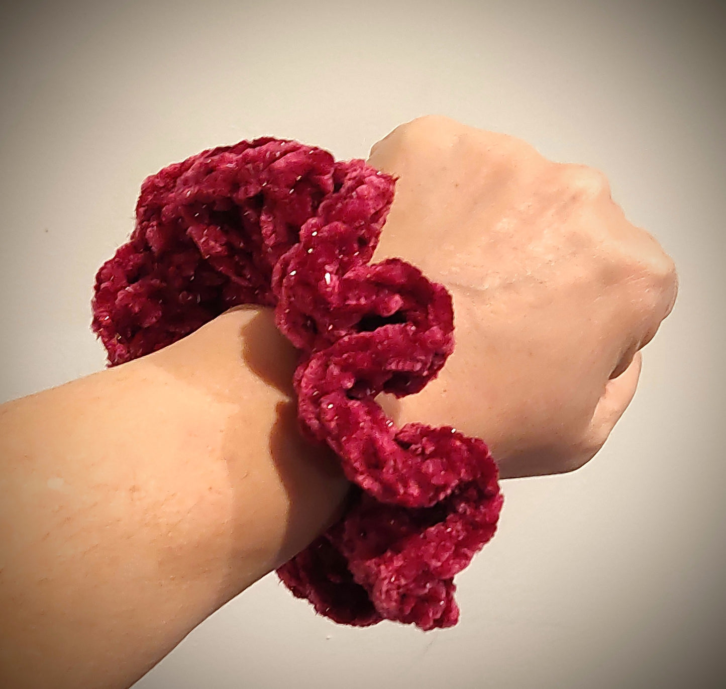 Soft-As-Coffin Lining Hair Scrunchie