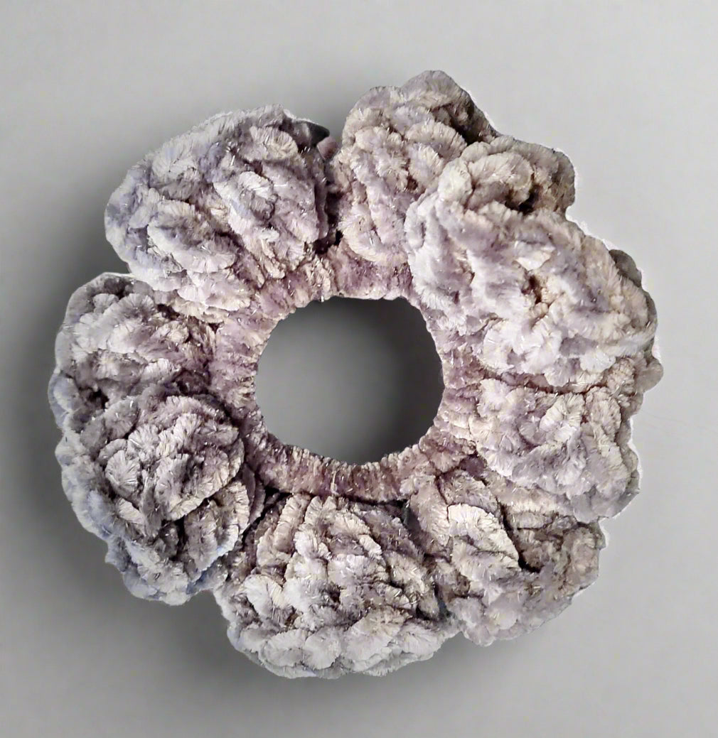 Soft-As-Coffin Lining Hair Scrunchie