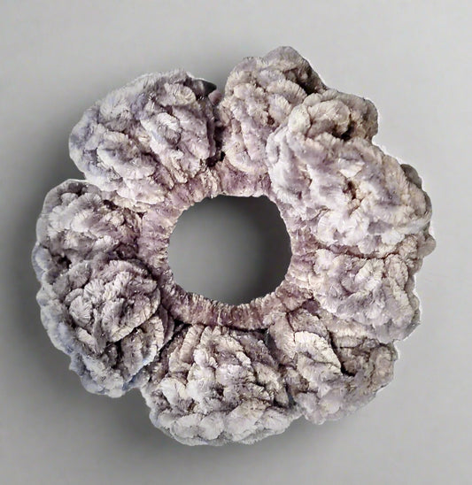 Soft-As-Coffin Lining Hair Scrunchie