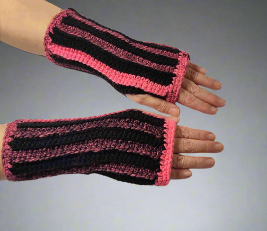 Neon Wendigo Fingerless Gloves