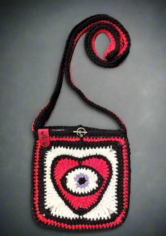 Eye Heart U Crossboody Bag